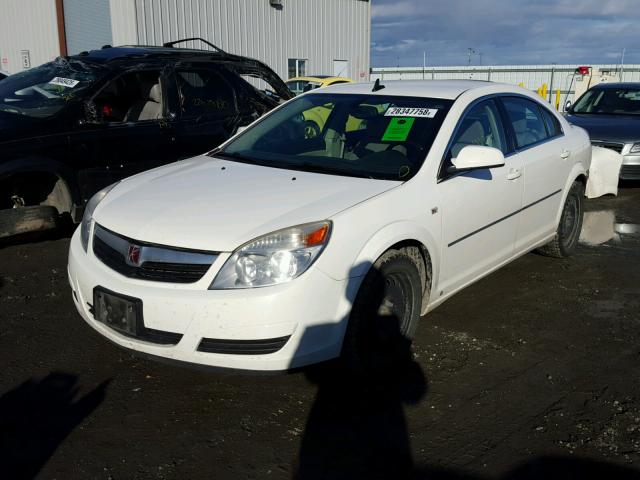 1G8ZS57BX8F149573 - 2008 SATURN AURA XE WHITE photo 2