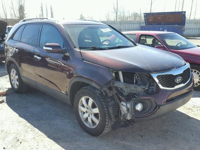 5XYKTDA23CG226068 - 2012 KIA SORENTO BA MAROON photo 1