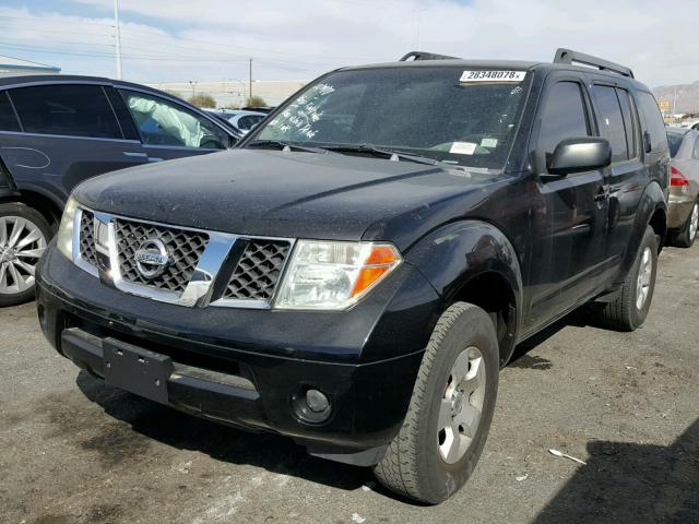 5N1AR18U57C635663 - 2007 NISSAN PATHFINDER BLACK photo 2