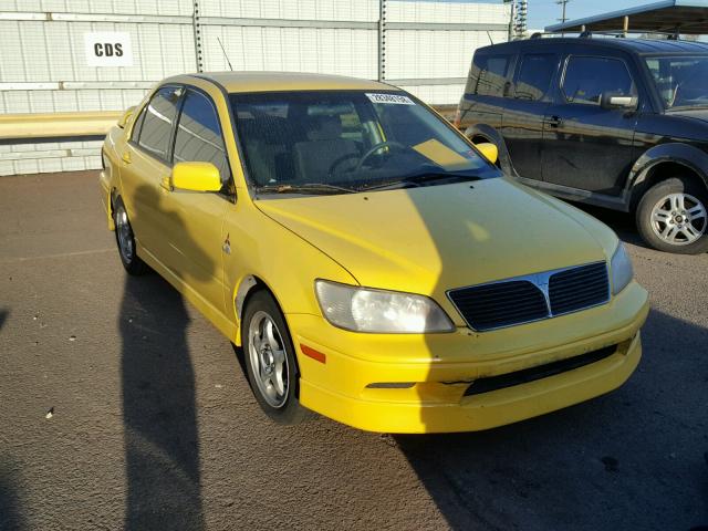 JA3AJ86EX3U121939 - 2003 MITSUBISHI LANCER OZ YELLOW photo 1