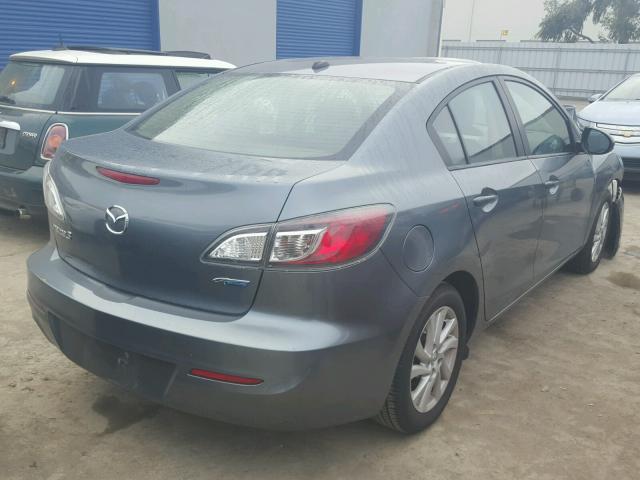 JM1BL1W84C1642805 - 2012 MAZDA 3 I BLUE photo 4