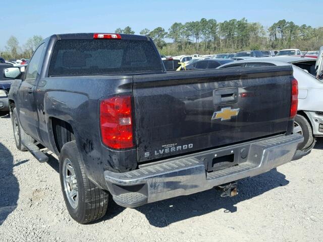 1GCNCPEH1EZ309760 - 2014 CHEVROLET SILVERADO BLACK photo 3