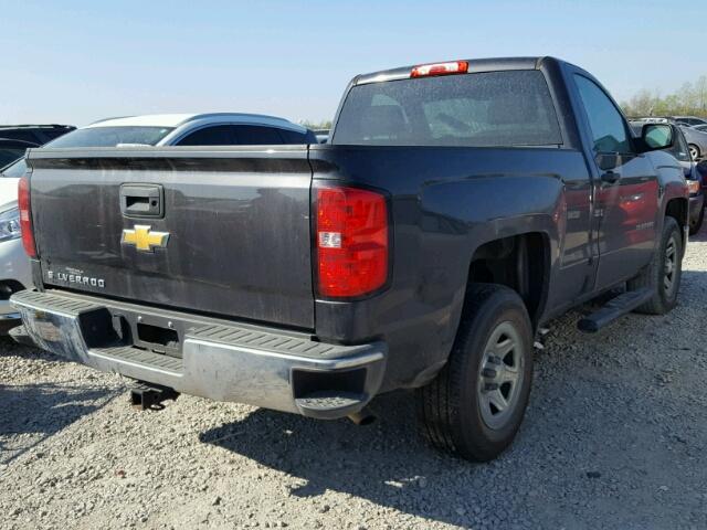 1GCNCPEH1EZ309760 - 2014 CHEVROLET SILVERADO BLACK photo 4