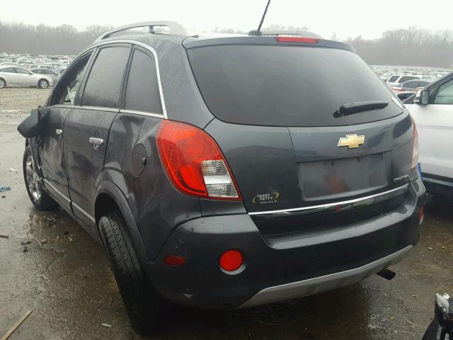 3GNAL3EK8DS599078 - 2013 CHEVROLET CAPTIVA LT GRAY photo 3