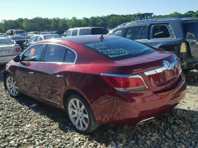 1G4GE5GV5AF136732 - 2010 BUICK LACROSSE BURGUNDY photo 3