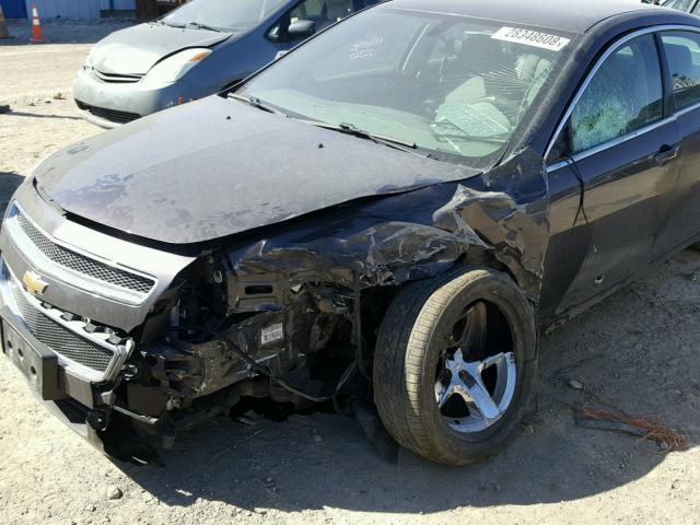 1G1ZA5E16BF291812 - 2011 CHEVROLET MALIBU LS ნაცრისფერი ფოტო 9
