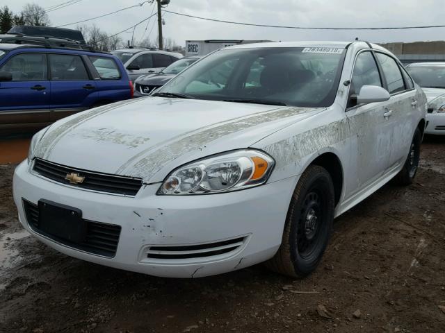 2G1WD5EMXB1218177 - 2011 CHEVROLET IMPALA POL WHITE photo 2