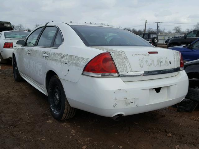 2G1WD5EMXB1218177 - 2011 CHEVROLET IMPALA POL WHITE photo 3