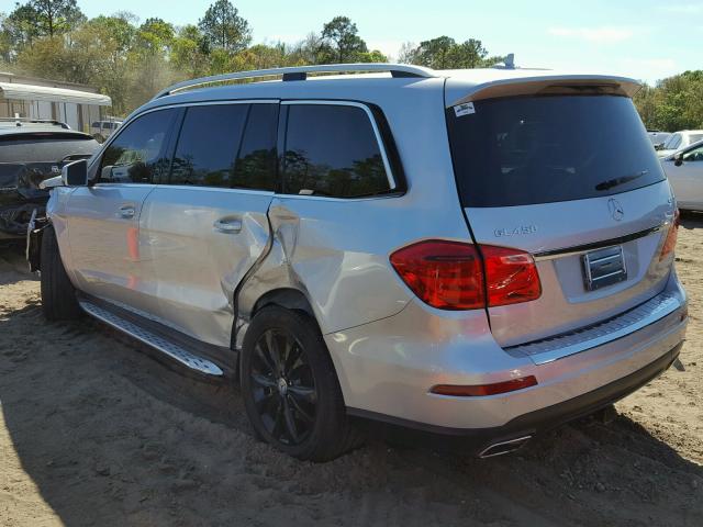 4JGDF7CE9DA151415 - 2013 MERCEDES-BENZ GL 450 4MA SILVER photo 3