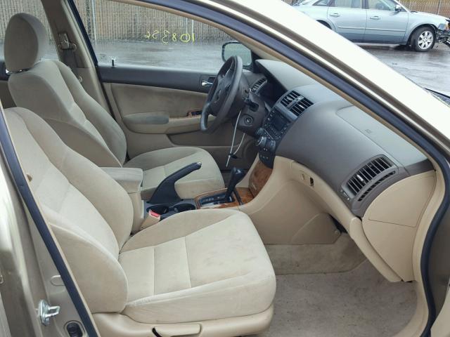 1HGCM56744A173394 - 2004 HONDA ACCORD EX GOLD photo 5