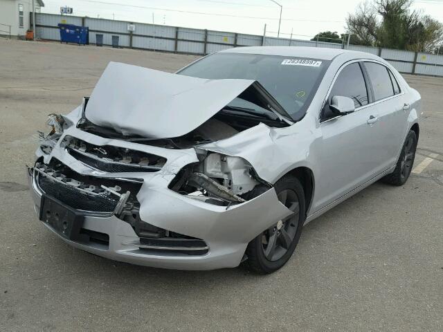 1G1ZC5E14BF374195 - 2011 CHEVROLET MALIBU 1LT SILVER photo 2