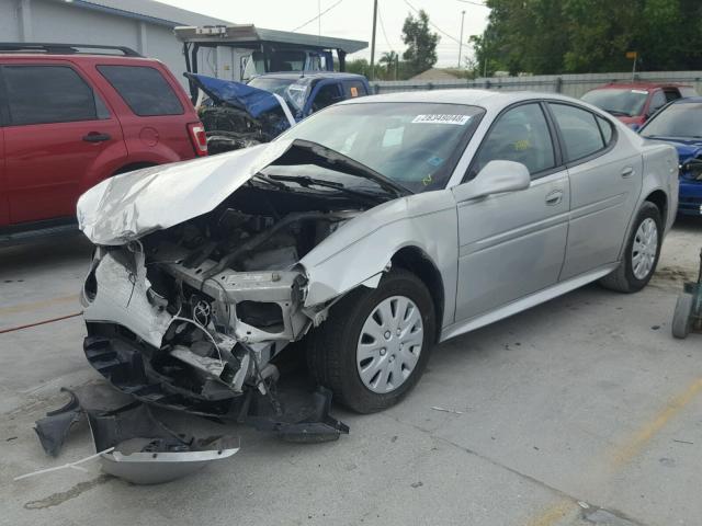 2G2WP522741280323 - 2004 PONTIAC GRAND PRIX SILVER photo 2