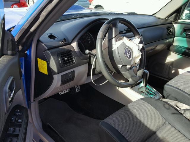 JF1SG66668H728315 - 2008 SUBARU FORESTER S 蓝色 照片 9