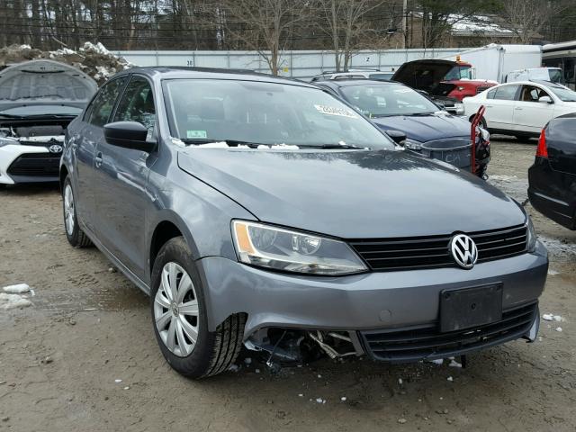 3VW2K7AJ0EM256000 - 2014 VOLKSWAGEN JETTA BASE CHARCOAL photo 1