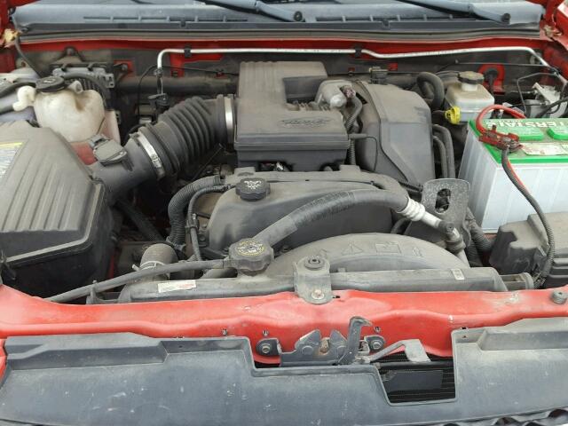 1GCCS146048160575 - 2004 CHEVROLET COLORADO RED photo 7