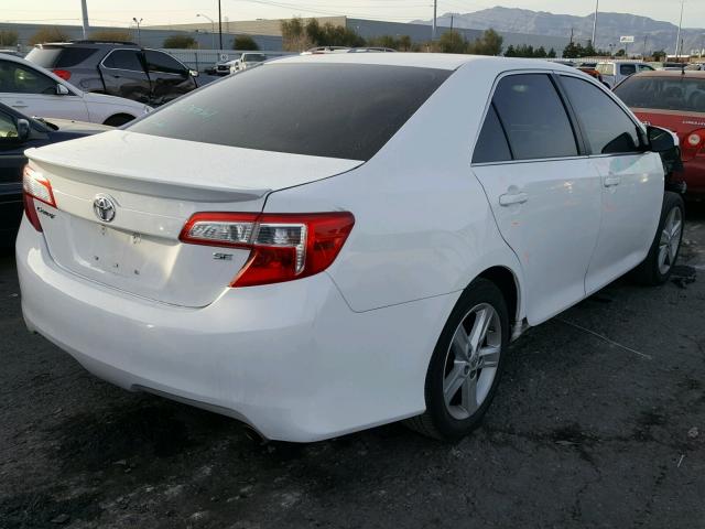 4T1BF1FK3DU262269 - 2013 TOYOTA CAMRY L WHITE photo 4