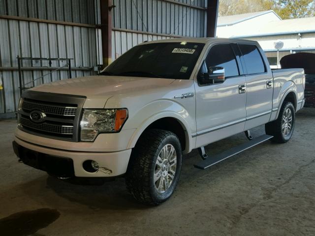 1FTFW1EF2BFA55948 - 2011 FORD F150 SUPER WHITE photo 2