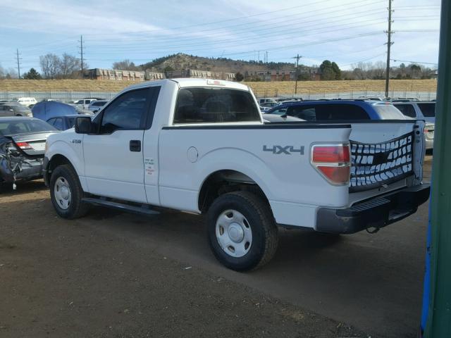 1FTRF148X9KC23594 - 2009 FORD F150 WHITE photo 3