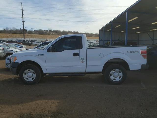 1FTRF148X9KC23594 - 2009 FORD F150 WHITE photo 9