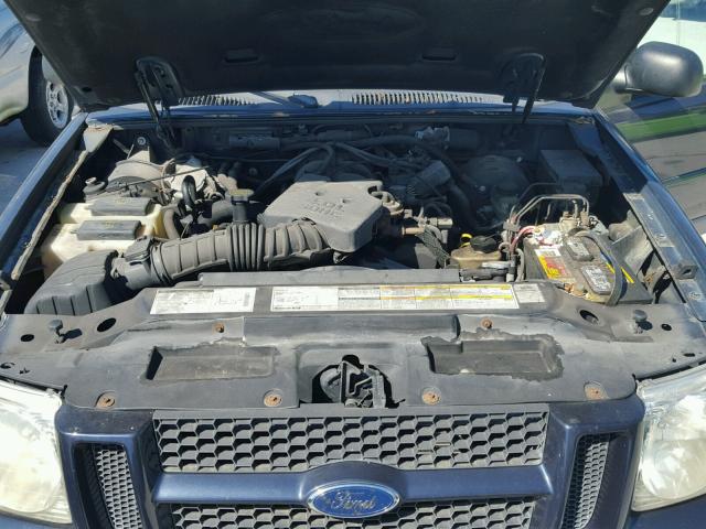 1FMYU60E32UB93600 - 2002 FORD EXPLORER S BLUE photo 7