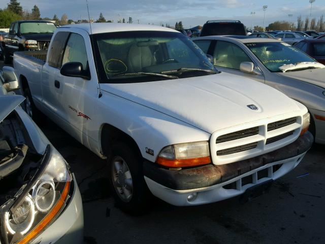 1B7GL23X5VS210423 - 1997 DODGE DAKOTA WHITE photo 1