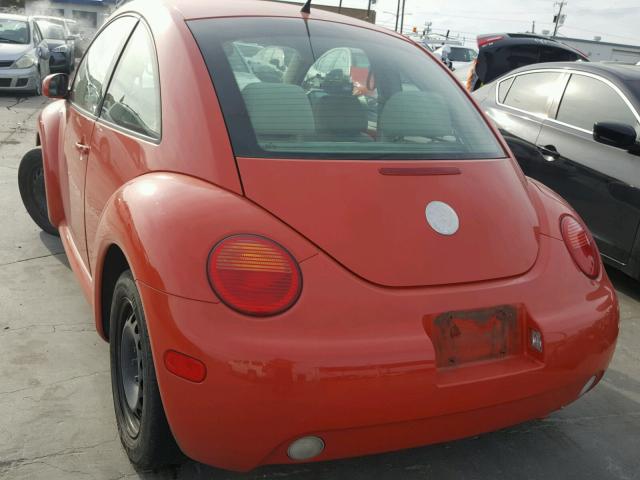 3VWBK21C63M427415 - 2003 VOLKSWAGEN NEW BEETLE 橙色 照片 3