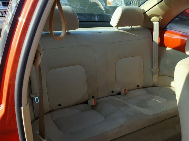 3VWBK21C63M427415 - 2003 VOLKSWAGEN NEW BEETLE 橙色 照片 6