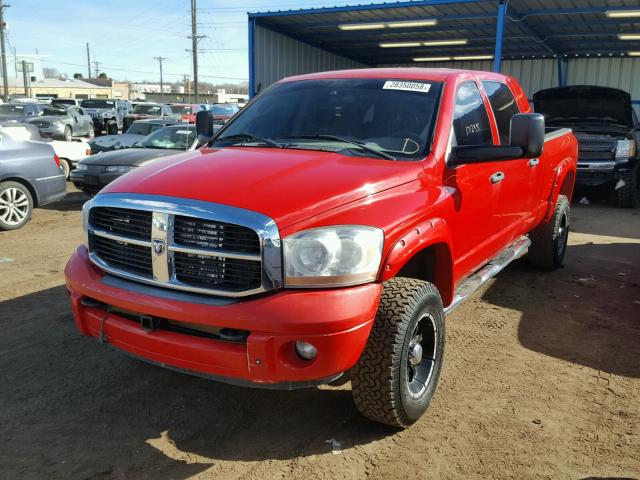 3D7KS29C26G227518 - 2006 DODGE RAM 2500 RED photo 2