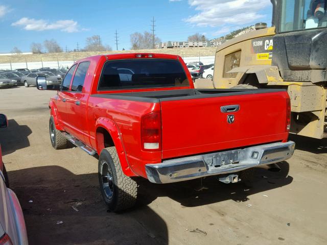 3D7KS29C26G227518 - 2006 DODGE RAM 2500 RED photo 3