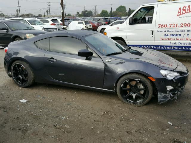 JF1ZNAA17F9705944 - 2015 TOYOTA SCION FR-S GRAY photo 9