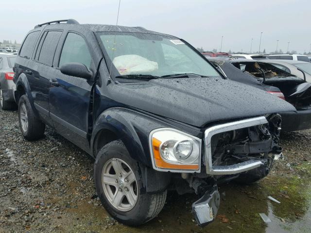 1D4HD48N76F152946 - 2006 DODGE DURANGO SL BLACK photo 1