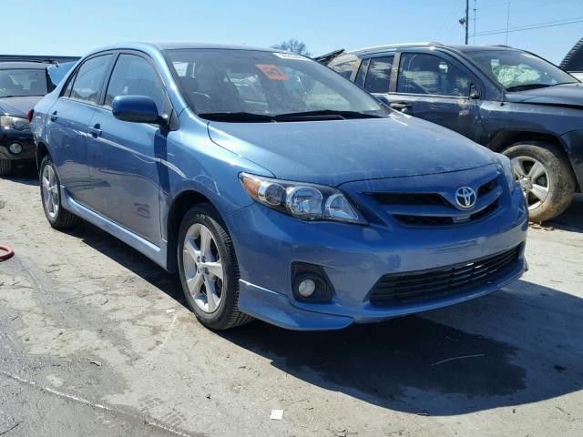 5YFBU4EE5DP216737 - 2013 TOYOTA COROLLA BA BLUE photo 1