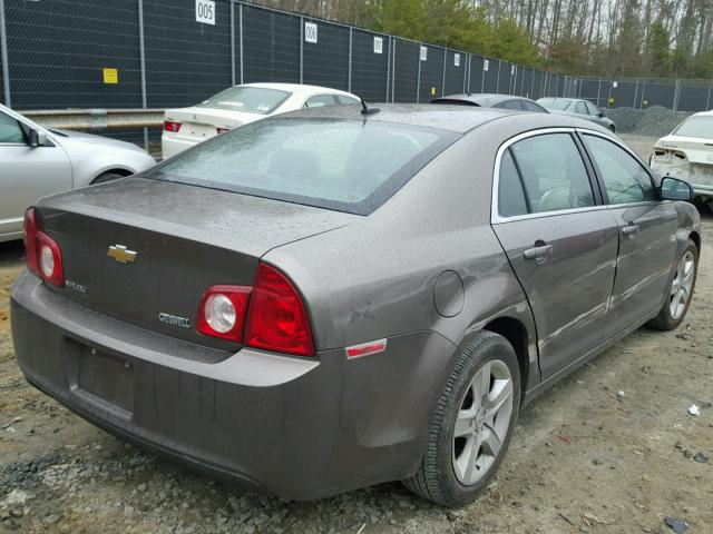 1G1ZB5E14BF119159 - 2011 CHEVROLET MALIBU LS ნაცრისფერი ფოტო 4