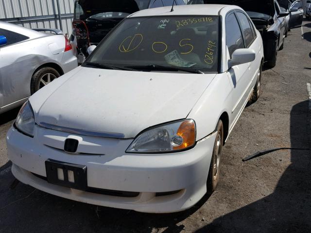 JHMES96683S026742 - 2003 HONDA CIVIC WHITE photo 2