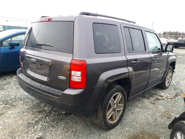 1C4NJRAB1FD407981 - 2015 JEEP PATRIOT GRAY photo 4