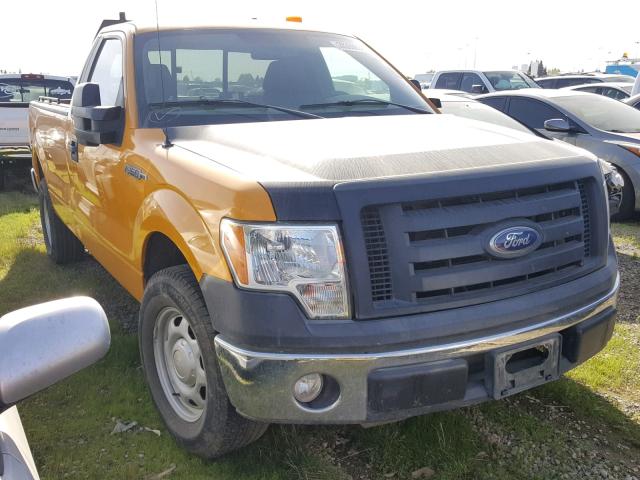 1FTPF1CV4AKE78261 - 2010 FORD F150 YELLOW photo 1