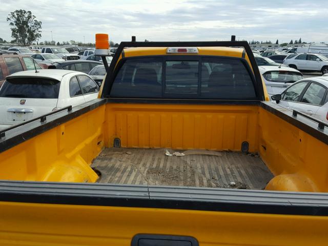 1FTPF1CV4AKE78261 - 2010 FORD F150 YELLOW photo 6