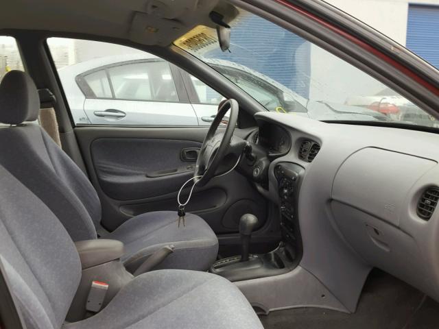 KMHJF35F4YU995755 - 2000 HYUNDAI ELANTRA GL RED photo 5