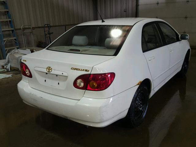 JTDBR32E930035424 - 2003 TOYOTA COROLLA CE WHITE photo 4