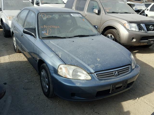 1HGEJ667XXL028828 - 1999 HONDA CIVIC LX BLUE photo 1