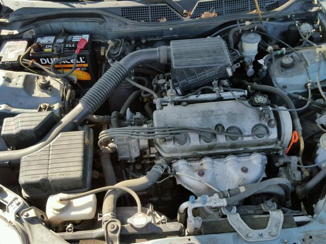 1HGEJ667XXL028828 - 1999 HONDA CIVIC LX BLUE photo 7