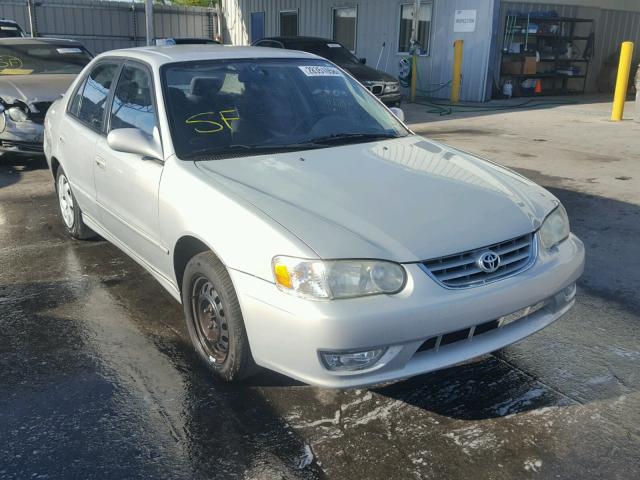 1NXBR12E52Z595870 - 2002 TOYOTA COROLLA CE SILVER photo 1