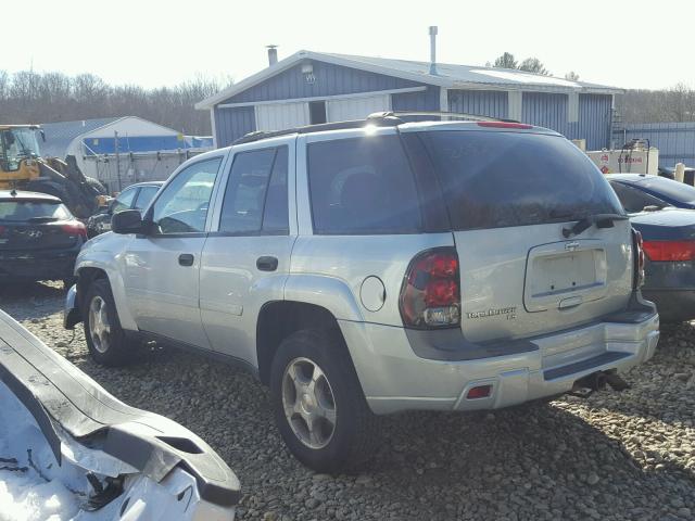 1GNDT13SX82254706 - 2008 CHEVROLET TRAILBLAZE SILVER photo 3