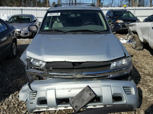 1GNDT13SX82254706 - 2008 CHEVROLET TRAILBLAZE SILVER photo 7