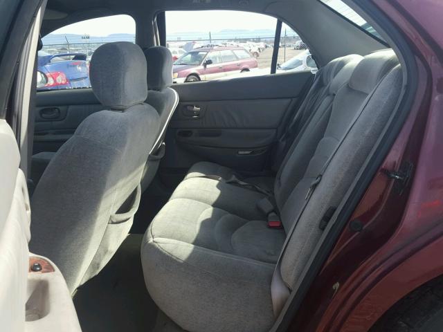 2G4WY52MXX1527540 - 1999 BUICK CENTURY LI RED photo 6