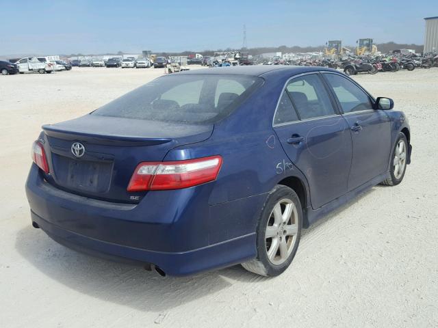 4T1BE46K17U187709 - 2007 TOYOTA CAMRY NEW BLUE photo 4