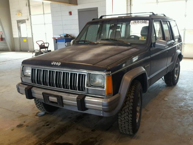 1J4FJ78S6TL306302 - 1996 JEEP CHEROKEE C BLACK photo 2