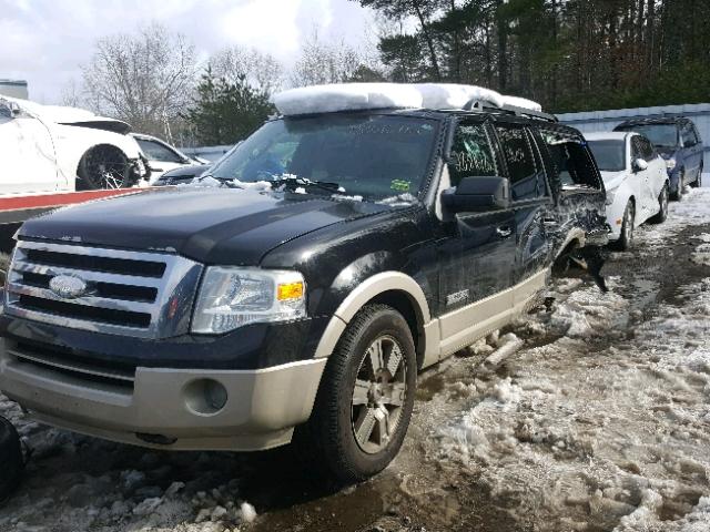 1FMFK18518LA53354 - 2008 FORD EXPEDITION BLACK photo 2