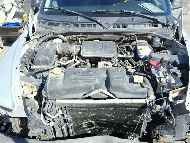 1D7HL38K14S781323 - 2004 DODGE DAKOTA QUA SILVER photo 7