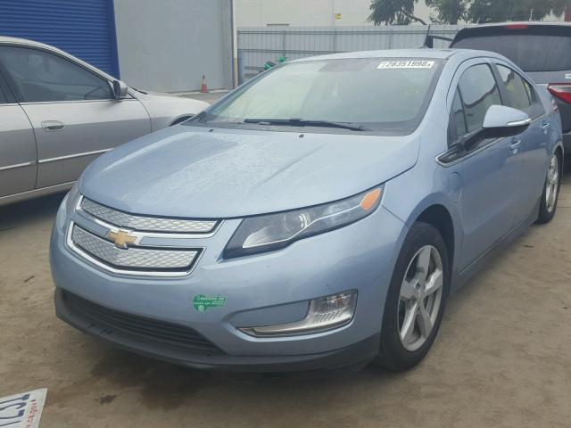 1G1RD6E4XFU115953 - 2015 CHEVROLET VOLT BLUE photo 2